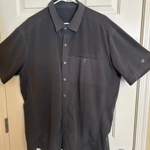 KUHL Men's Short Sleeve Renegade Shirt - Gray - Size XL
